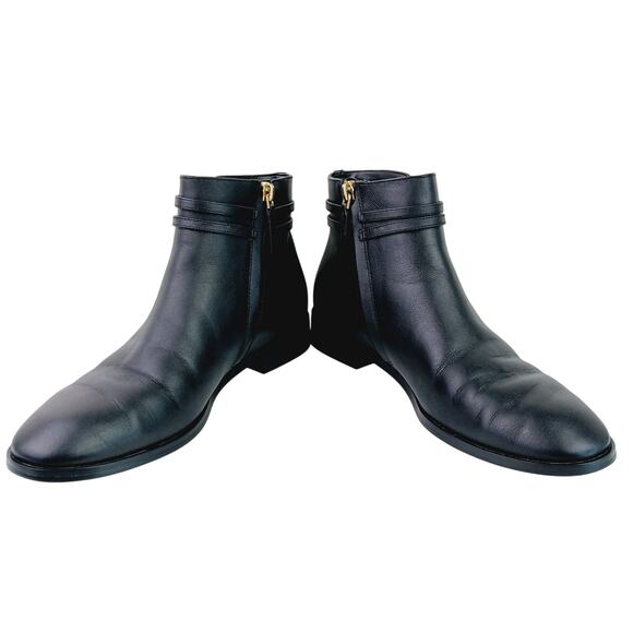 Kate Spade SZ 9.5 Women's Stable Black Leather Bootie - Picture 6 of 9